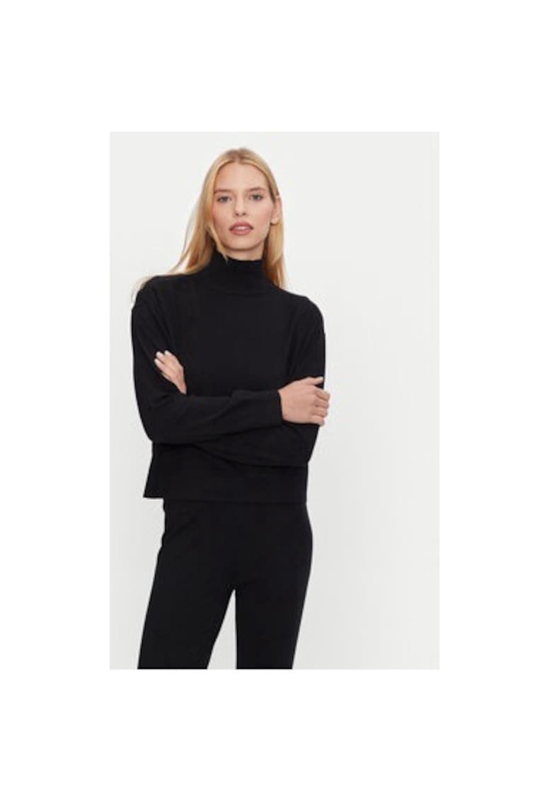 Bluza dama -  304092916 - Viscoza/Poliester - Negru - Negru