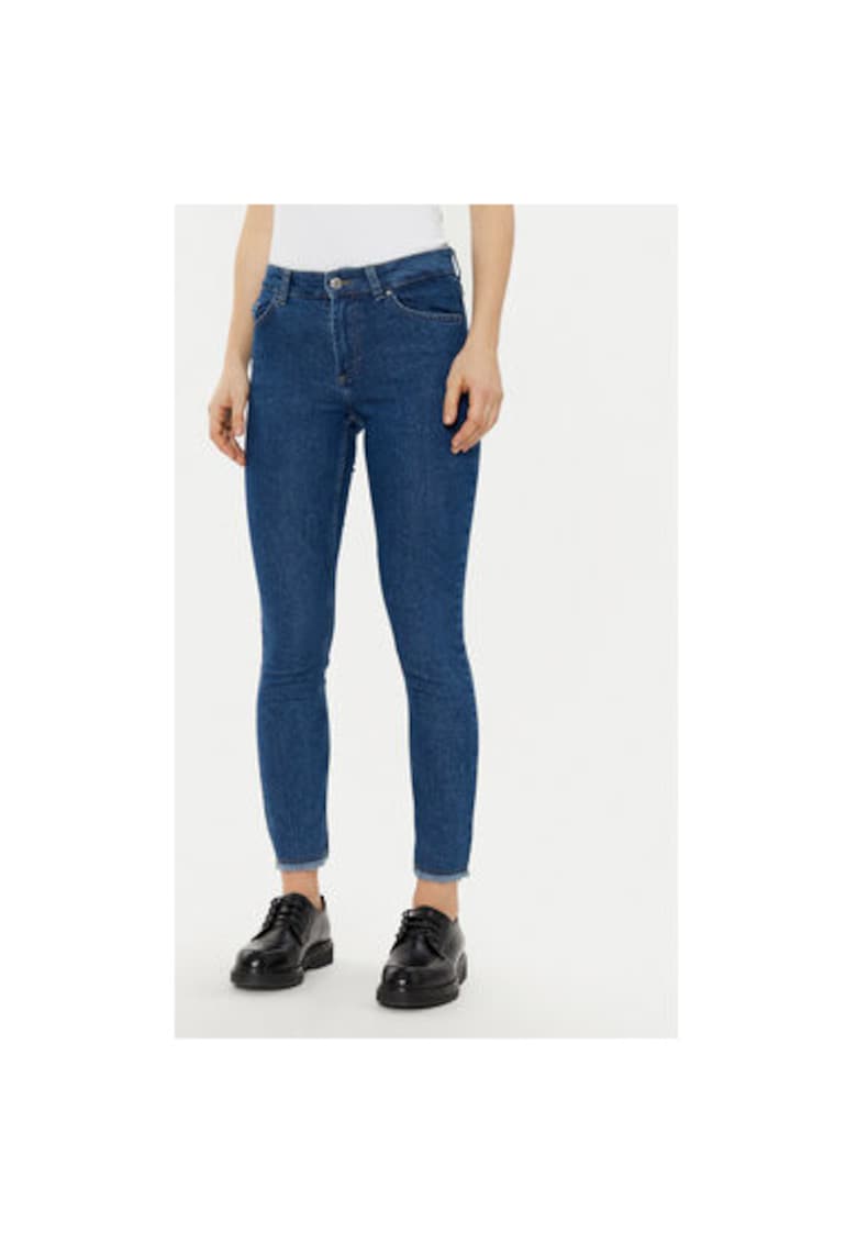 Oferte la Blugi dama -  304784408 - Bumbac/Poliester - Albastru - Albastru