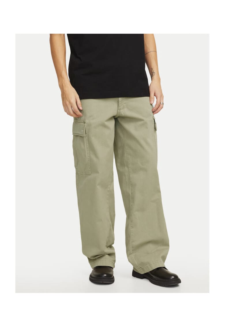 Pantaloni barbati -  304801143 - Bumbac/Bumbac - Bej - Bej