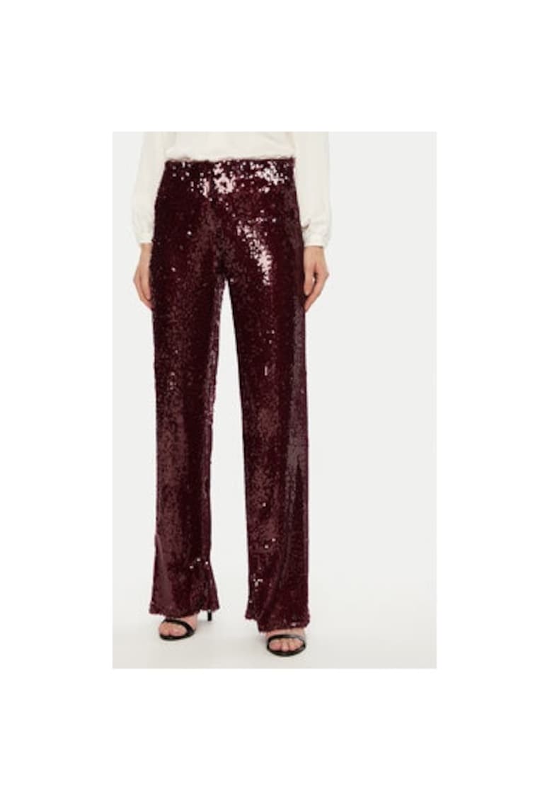 Oferte la Pantaloni dama -  305136923 - Poliester - Rosu - Rosu