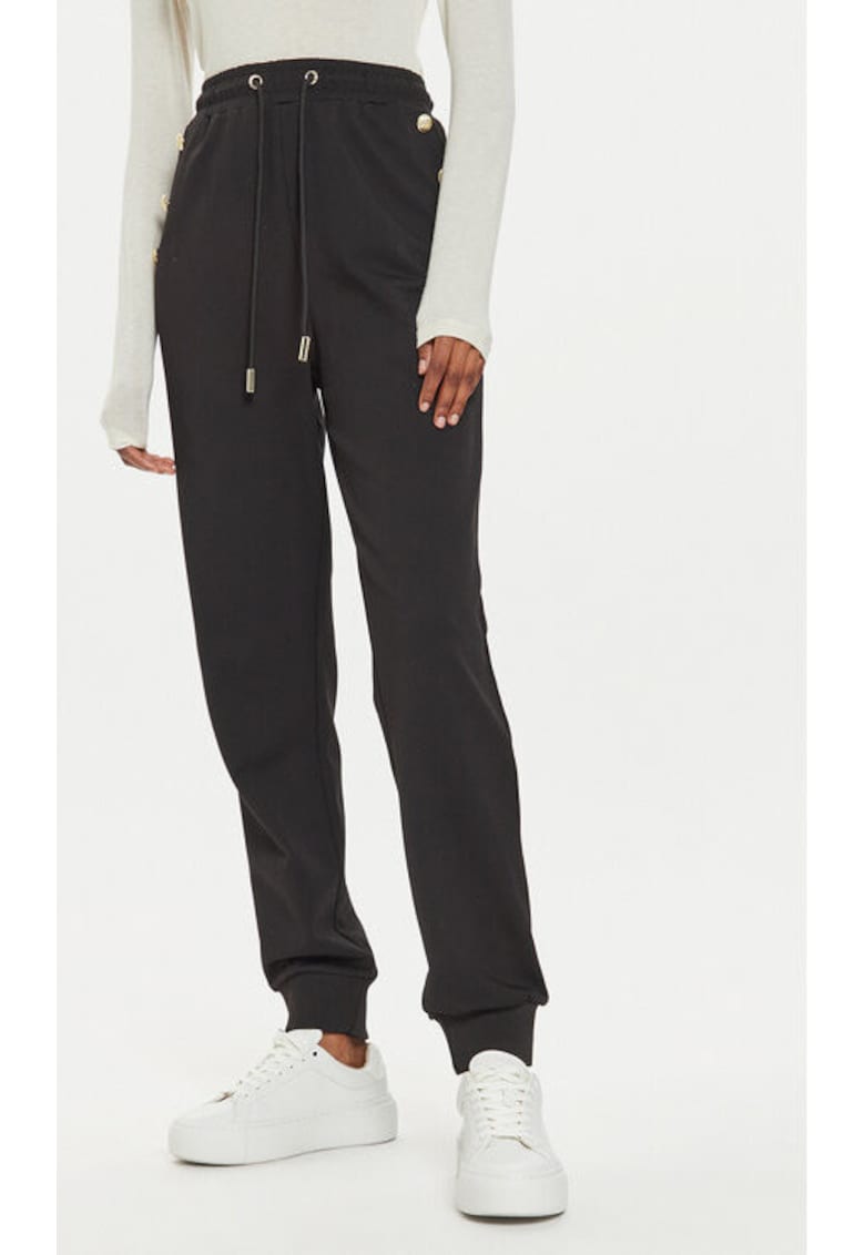 Oferte la Pantaloni dama -  304202612 - Viscoza/Poliester - Negru - Negru