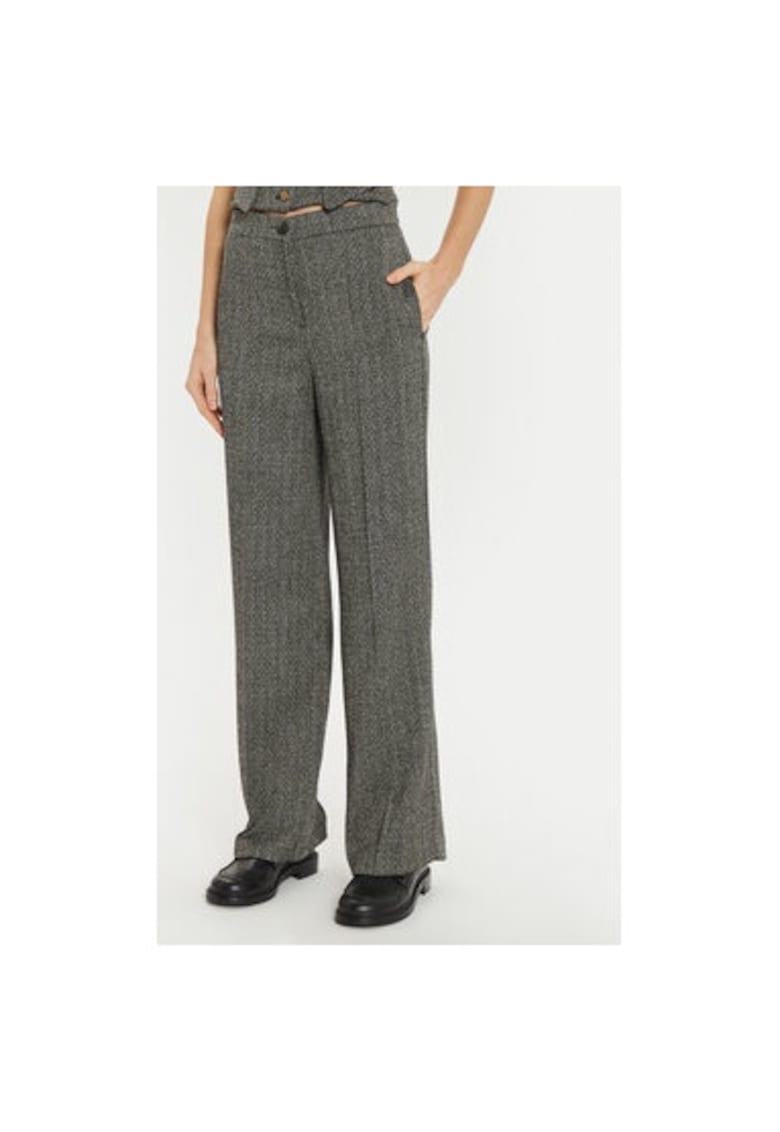 Pantaloni dama -  304948749 - Poliester/Acetat - Gri - Gri