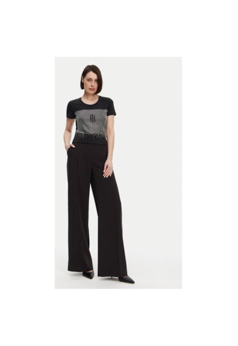 Oferte la Tricou dama -  305170934 - Modal/Bumbac/Elastan - Negru - Negru