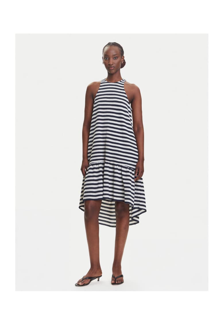 Oferte la Rochie dama -  305170767 - Bumbac/Poliester - Albastru - Albastru
