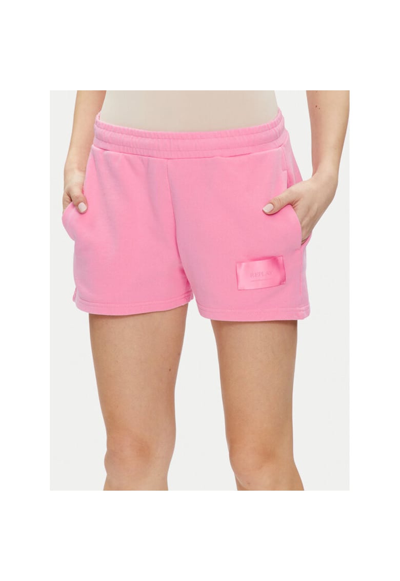 Oferte la Pantaloni scurti dama -  303878412 - Bumbac - Roz - Roz