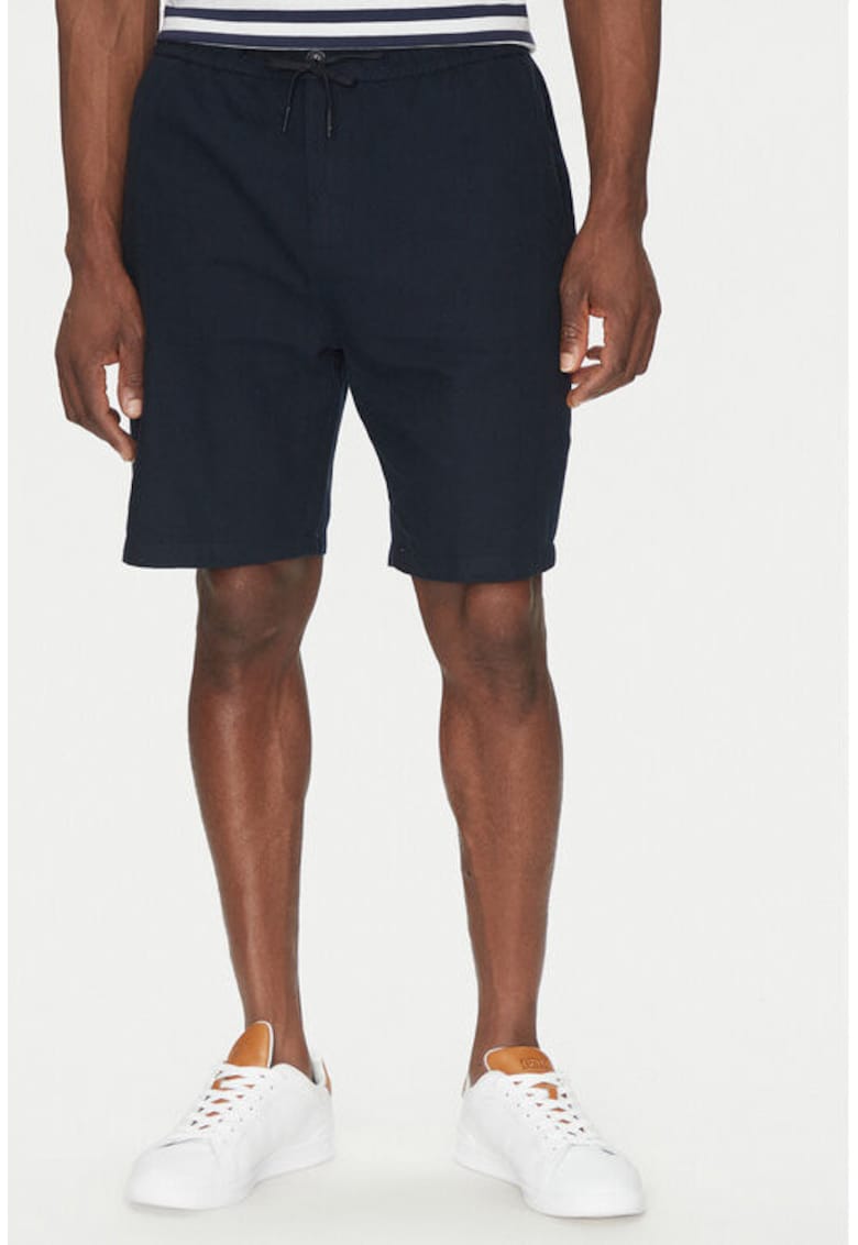 Oferte la Pantaloni scurti barbati -  305342416 - Bumbac/In - Albastru - Albastru