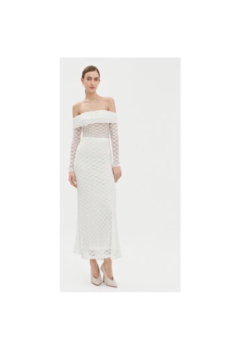 Oferte la Bluza dama -  304921452 - Poliamida/Bumbac/Elastan - Alb - Alb