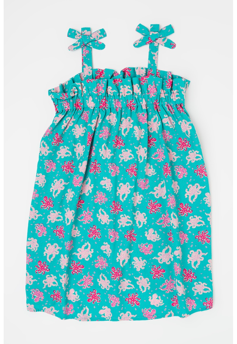 Oferte la Rochie midi cu imprimeu grafic - Roz/Verde persan