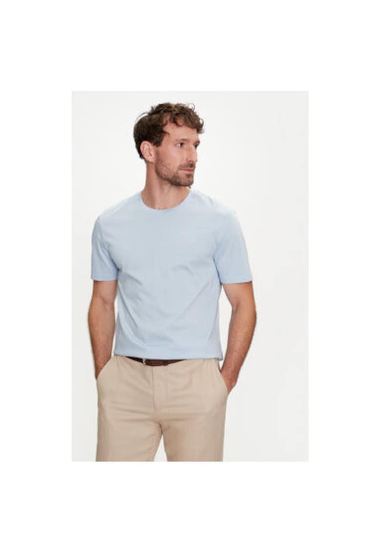 Tricou barbati -  303672089 - Bumbac - Albastru - Albastru