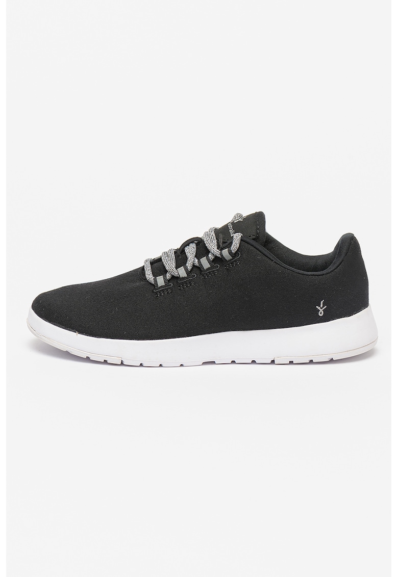 Oferte la Pantofi sport de lana cu sireturi contrastante Barkly - Negru