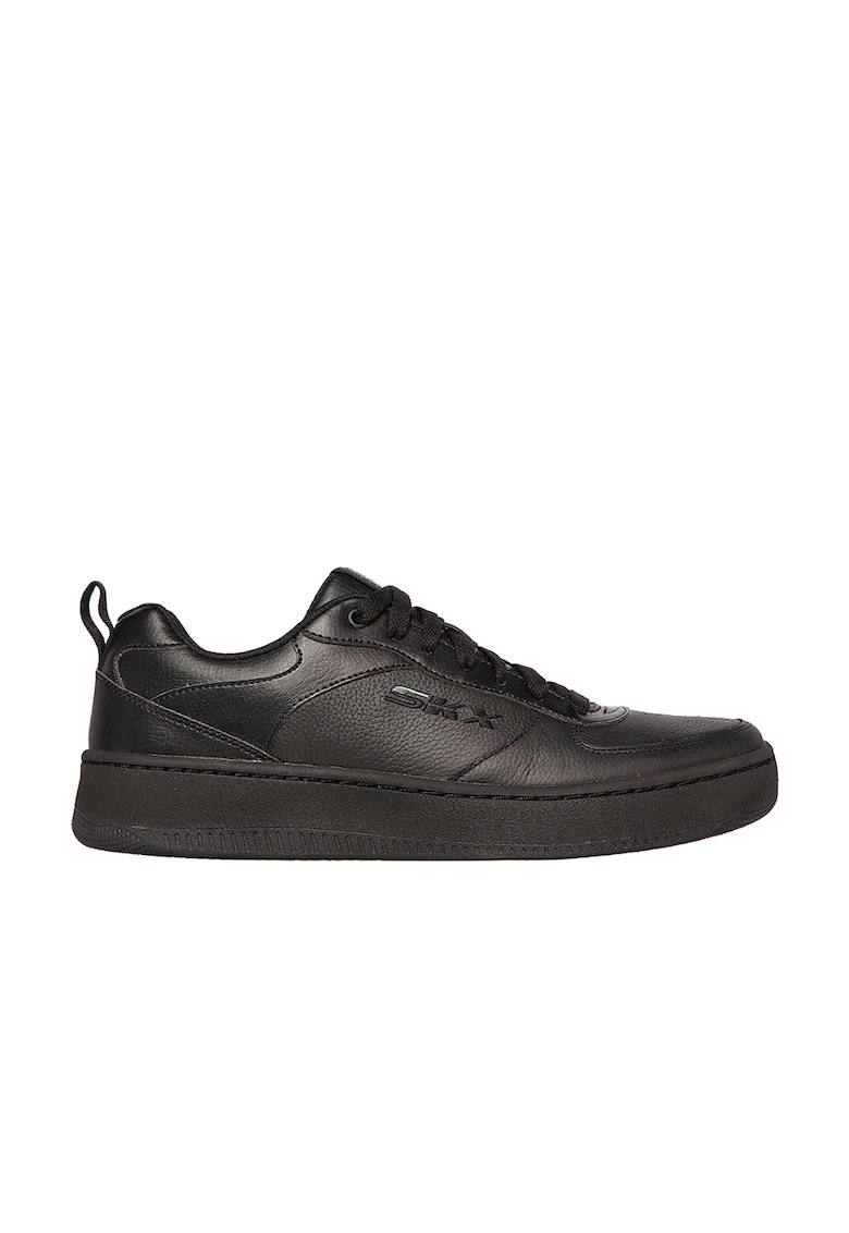 Pantofi sport de piele si piele ecologica Sport Court 92 - Negru