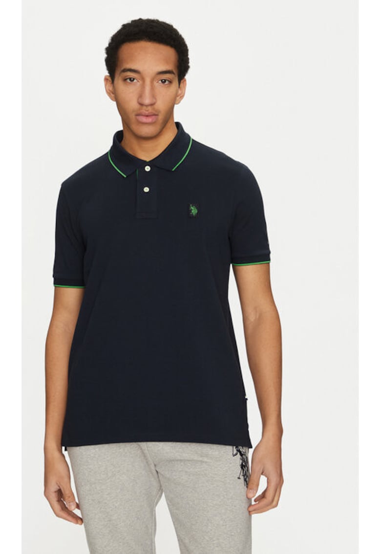 Oferte la Tricou barbati -  305230348 - Bumbac organic - Albastru - Albastru