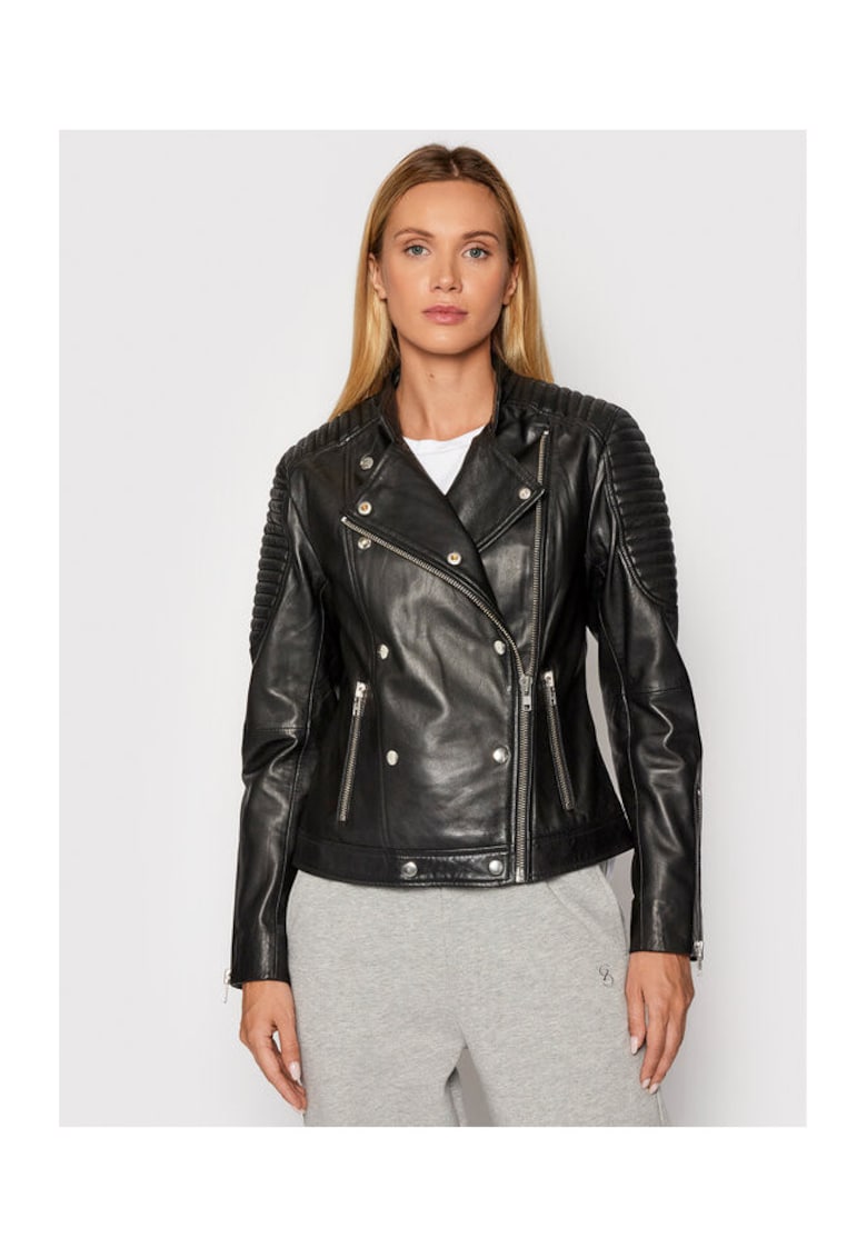 Oferte la Geaca dama -  209343649 - Piele naturala - Negru - Negru
