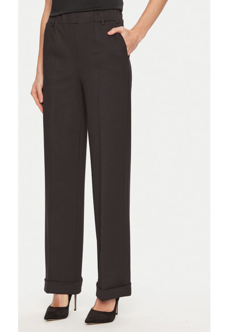 Pantaloni dama -  304904950 - Acetat/Viscoza - Maro - Maro