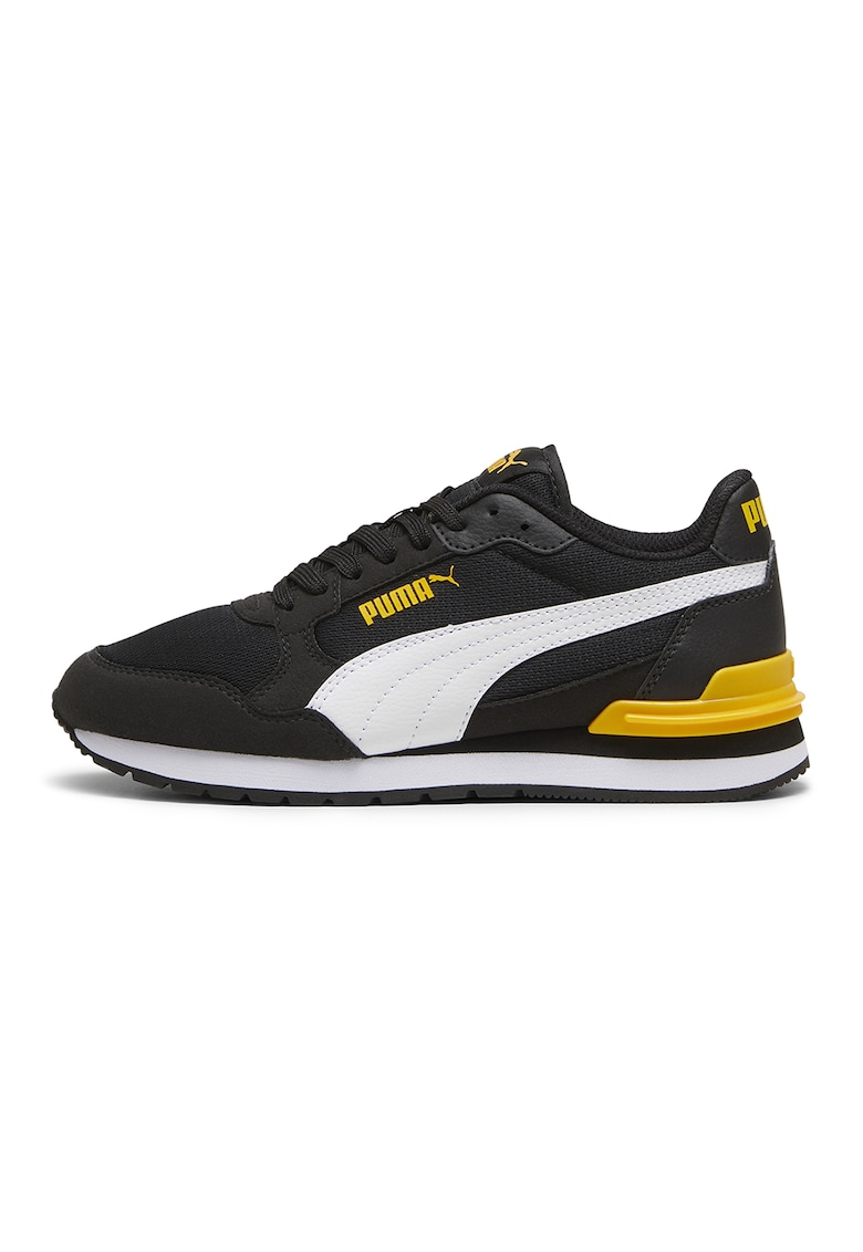 Pantofi sport ST Runner v4 cu insertii din material textil - Alb/Negru/Portocaliu