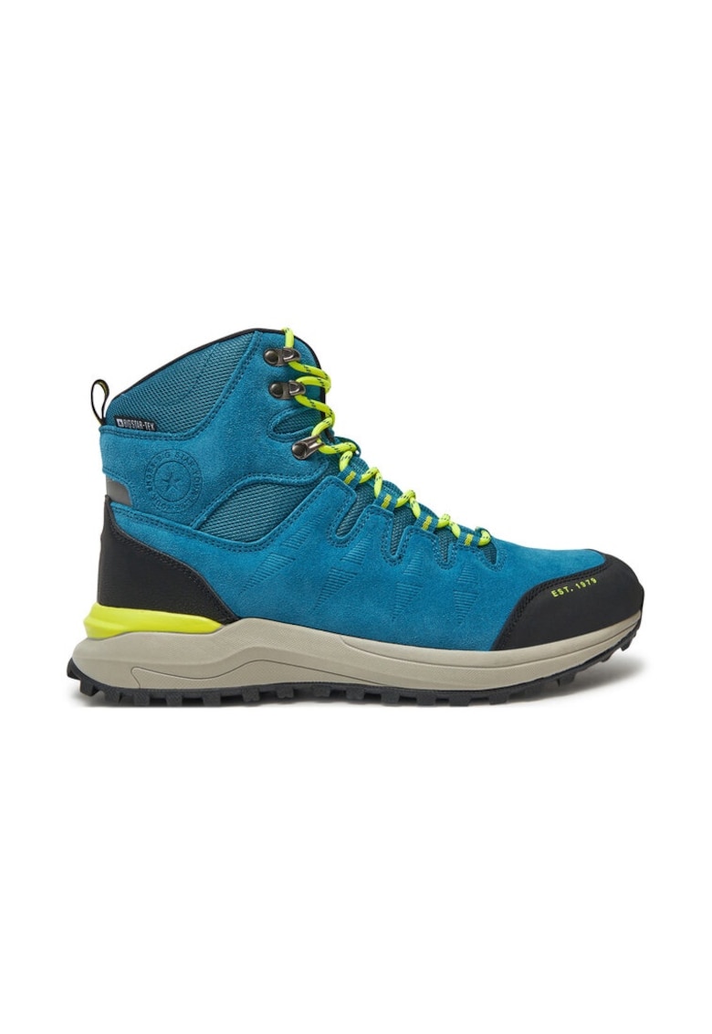 Oferte la Ghete barbati -  71363 - Piele naturala - Albastru