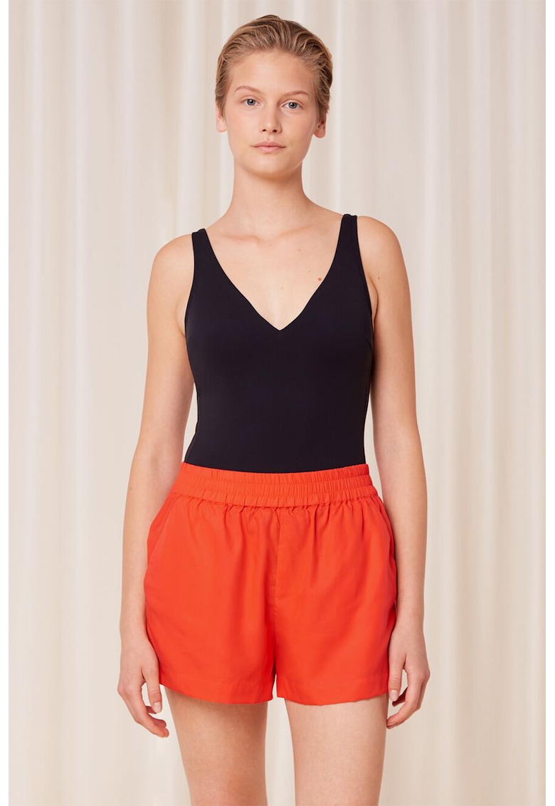 Oferte la Pantaloni scurti de plaja - din bumbacm cu buzunare laterala - Portocaliu mandarina