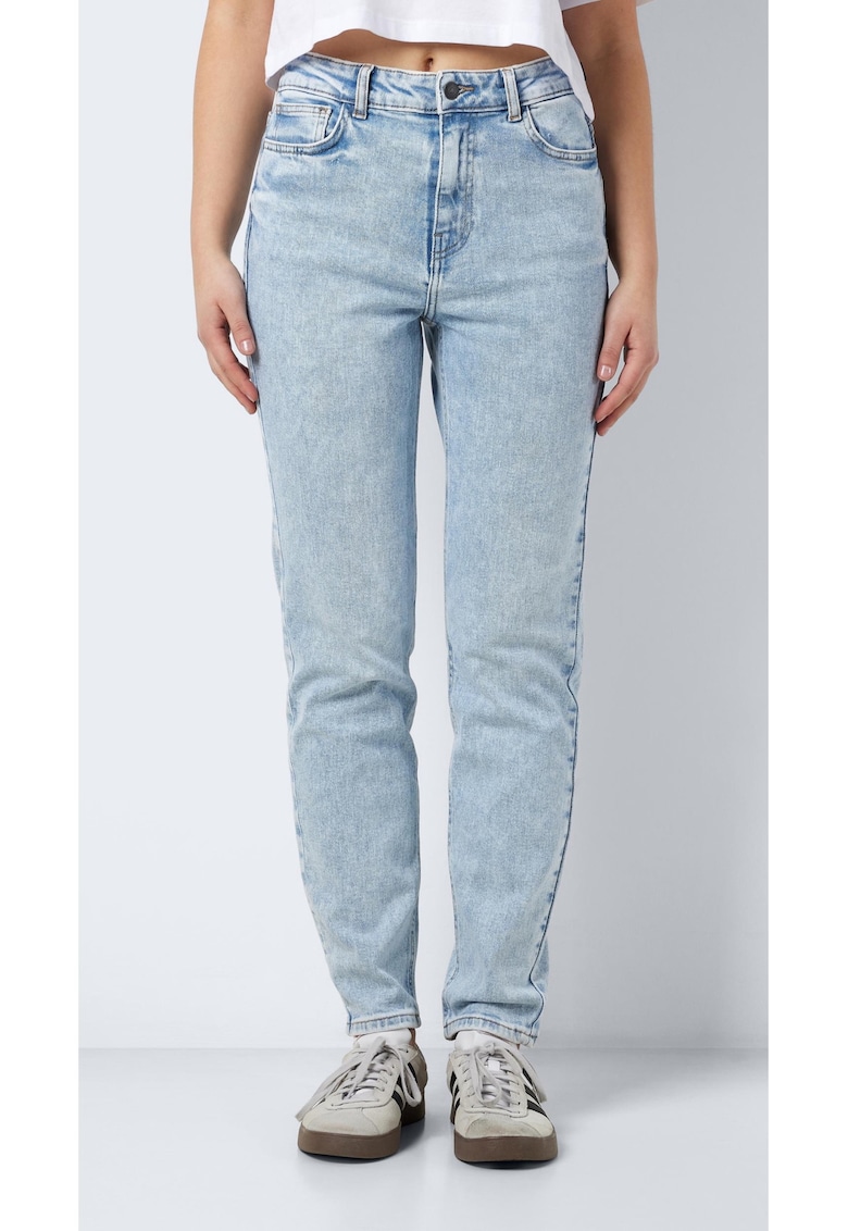 Oferte la Blugi crop dama  6903 - Regular fit - Bumbac - Albastru pal