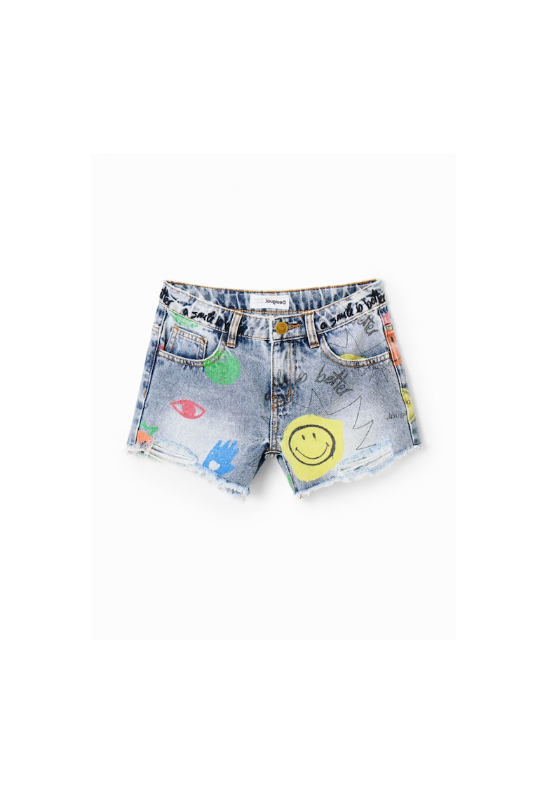 Oferte la Pantaloni lungi -  302006847 - Bumbac - Albastru - Albastru