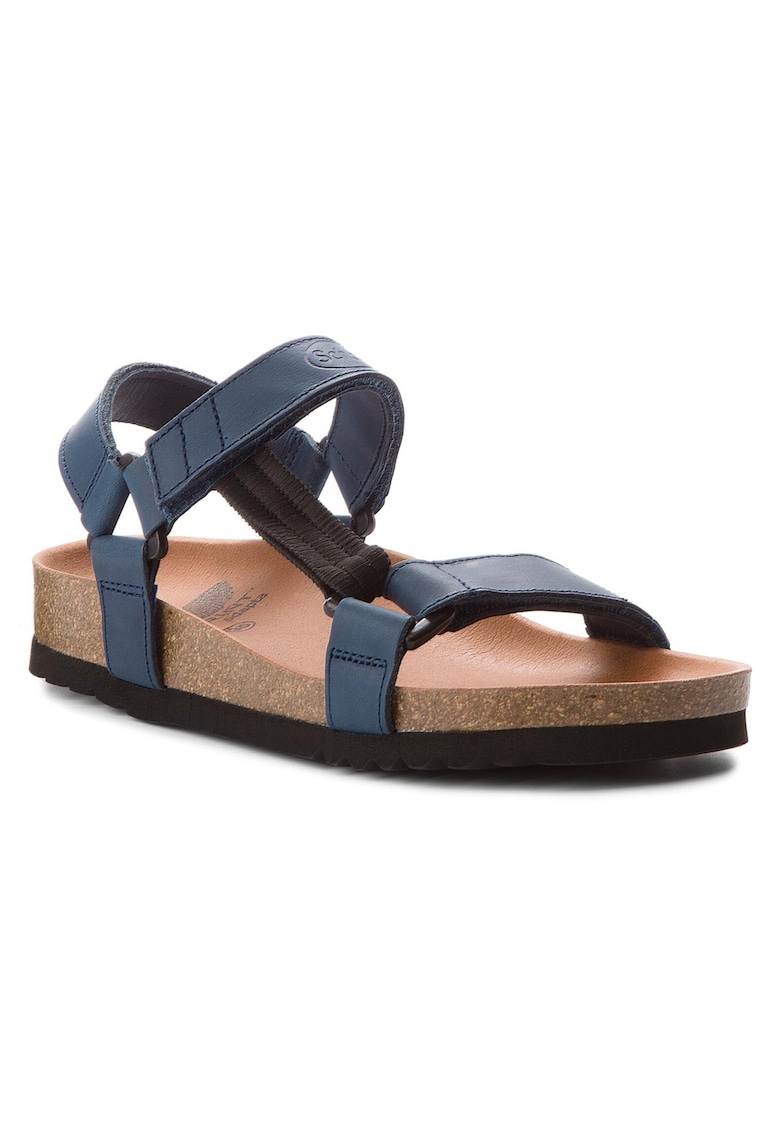Oferte la Sandale dama -  200022666 - Piele naturala - Piele nabuc - Albastru marin - Bleumarin