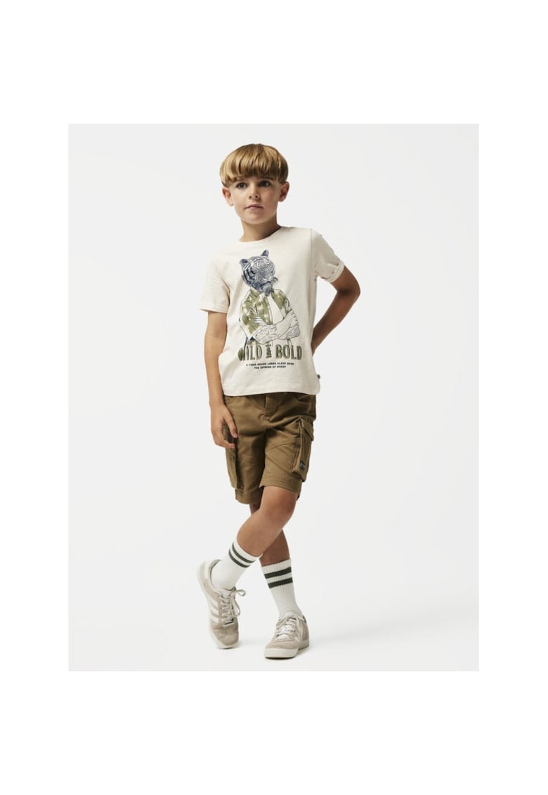 Oferte la Pantaloni copii -  14697 - Bej - Bumbac