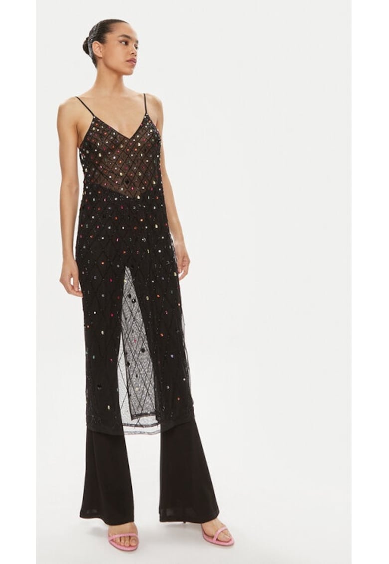Oferte la Rochie -  7552 - Poliester - Negru