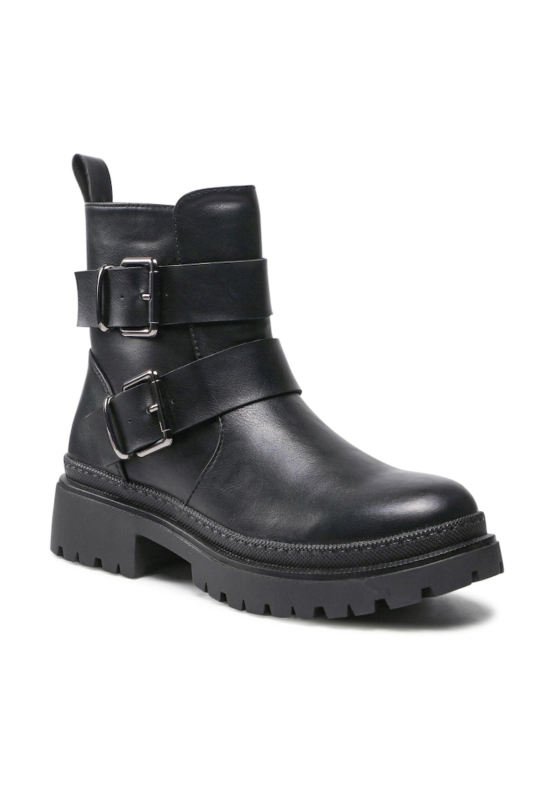 Oferte la Botine dama -  5904862186313 - Piele ecologica - Negru - Negru