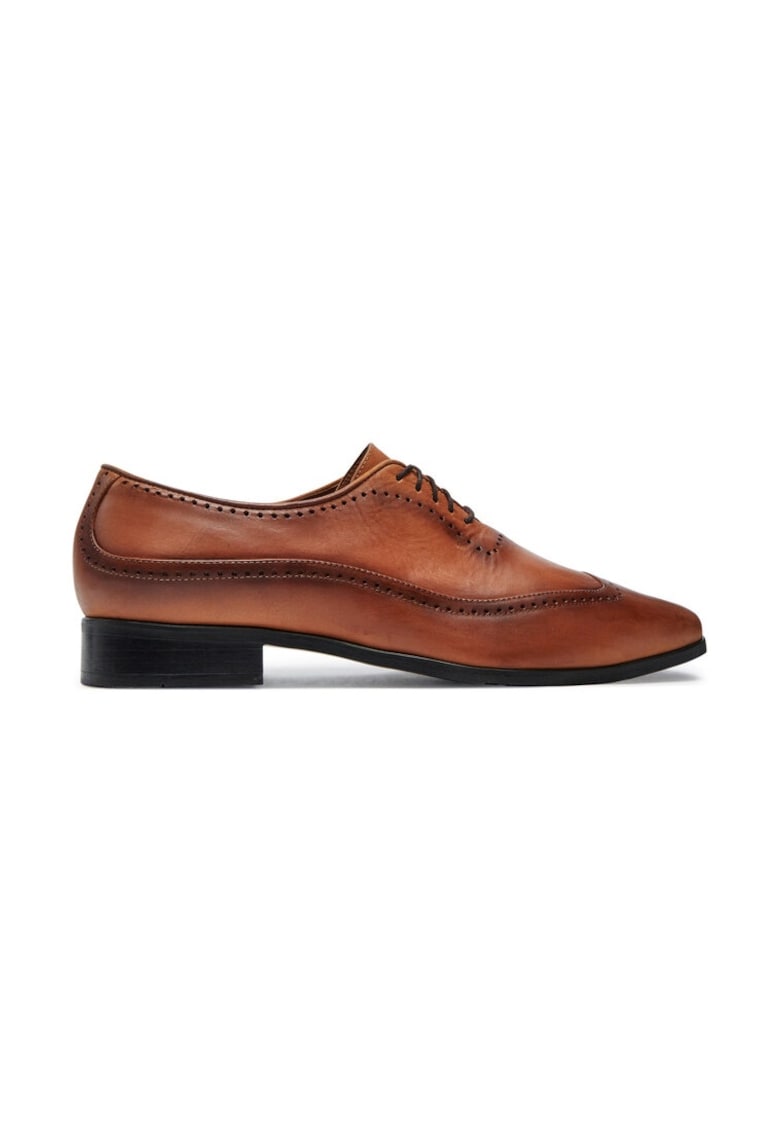 Oferte la Pantofi barbati -  28385 - Piele naturala - Maro