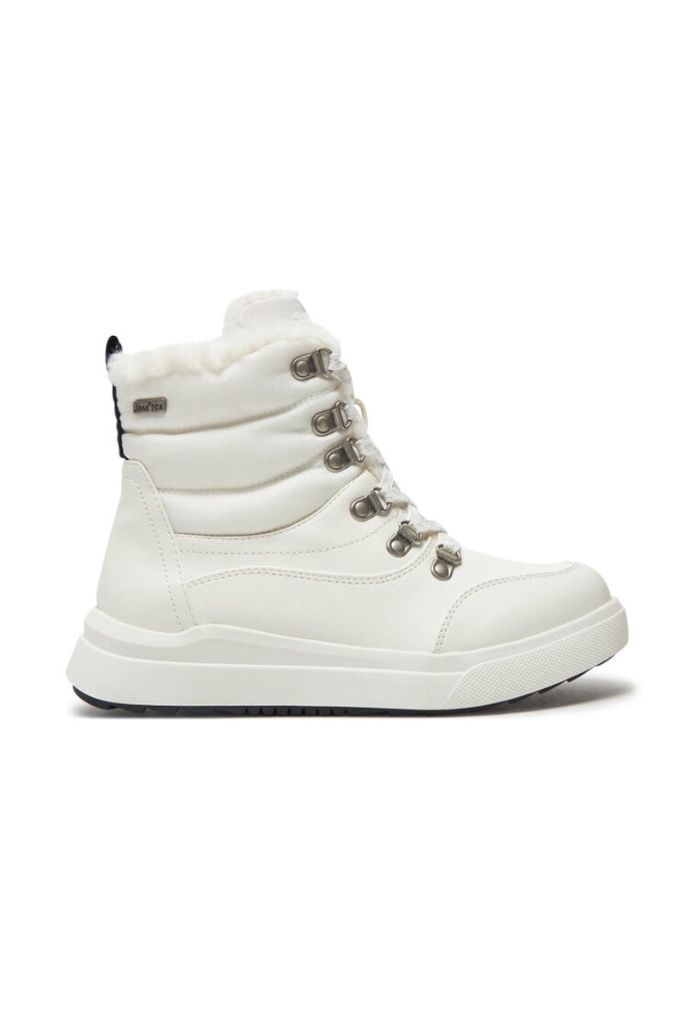 Oferte la Botine dama - Jana - 91962 - Piele ecologica - Alb