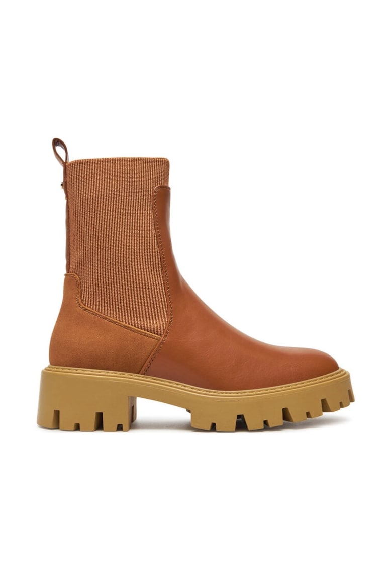 Oferte la Botine dama -  84377 - Piele naturala - Maro