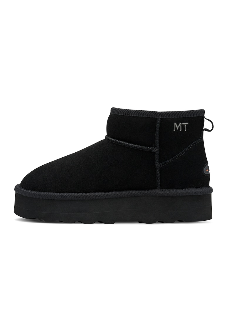Oferte la Ghete slip-on de piele intoarsa - Negru