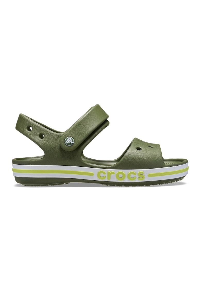 Oferte la Sandale cu velcro si logo - Verde sparanghel