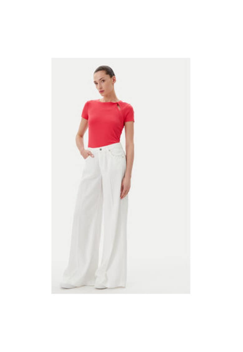 Oferte la Tricou dama  P51H8APJ - Viscoza/Poliamida - Corai - Coral