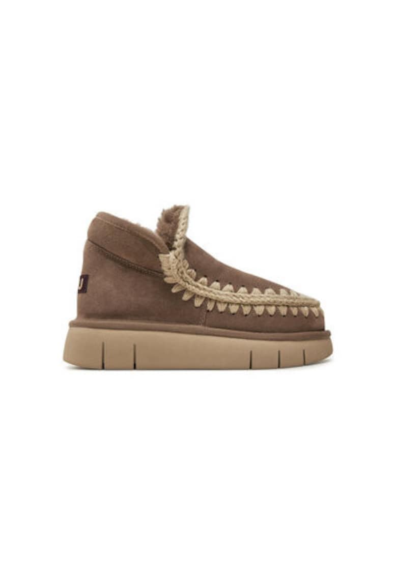Oferte la Cizme de iarna dama  FW531009A - Piele naturala - Maro
