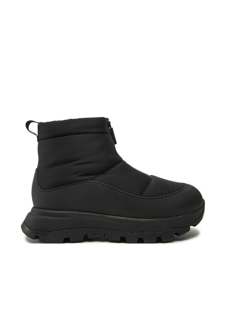 Oferte la Cizme de iarna dama  ID5-B63 - Textil - Negru