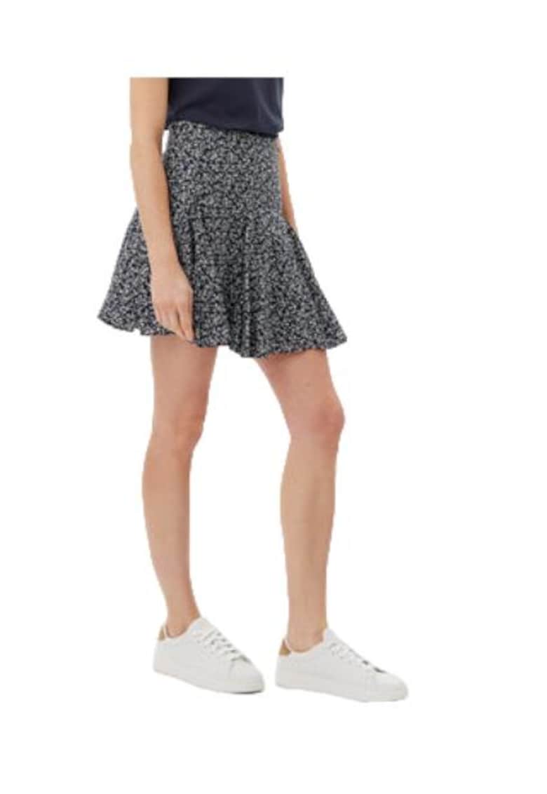 Oferte la Fusta dama -  viscoza/bumbac - bleumarin/gri