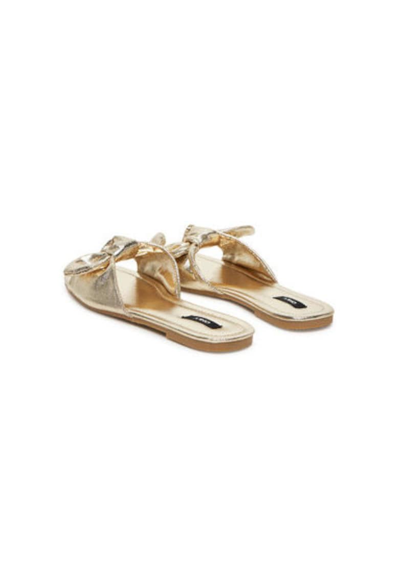 Oferte la Slapi dama - 15288111 -  Piele ecologica - Auriu