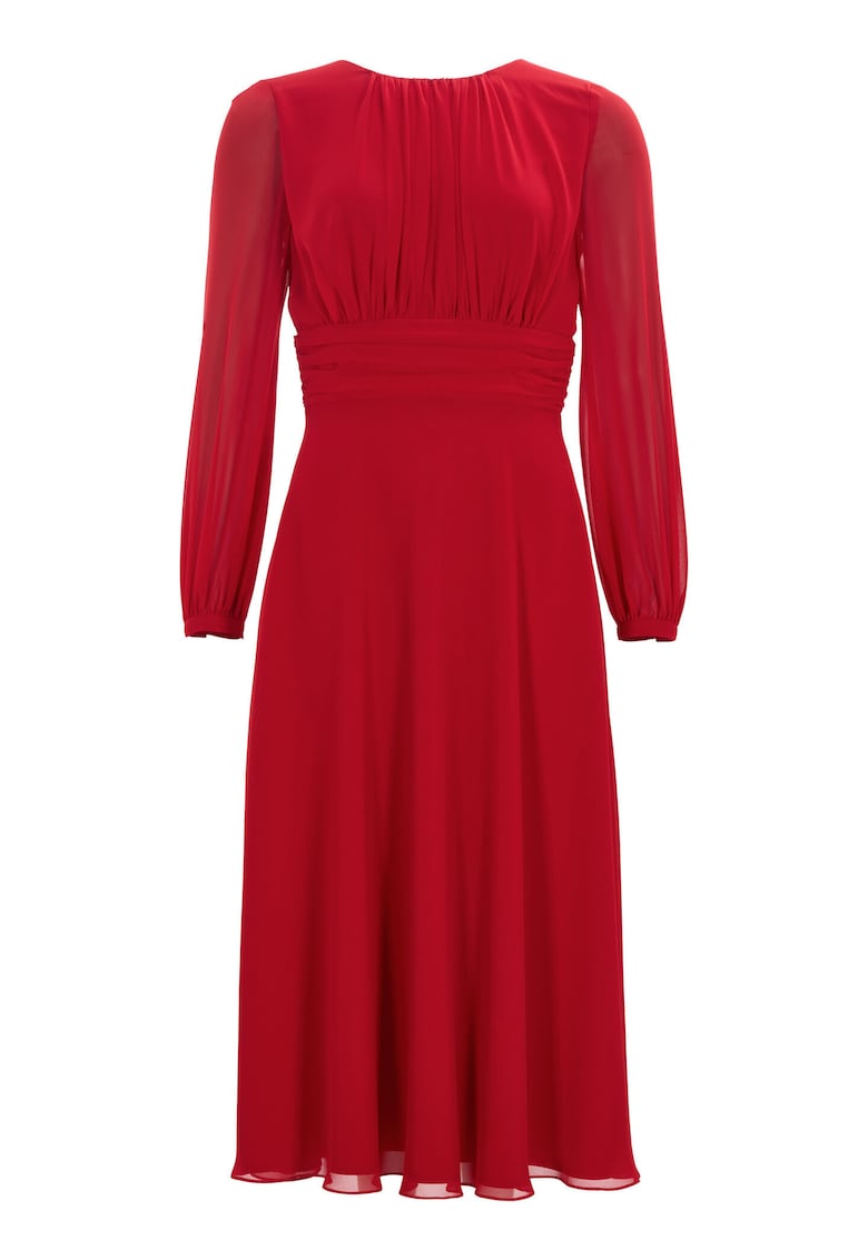 Oferte la Rochie cocktail dama  5AI09000 - Sintetic - Rosu