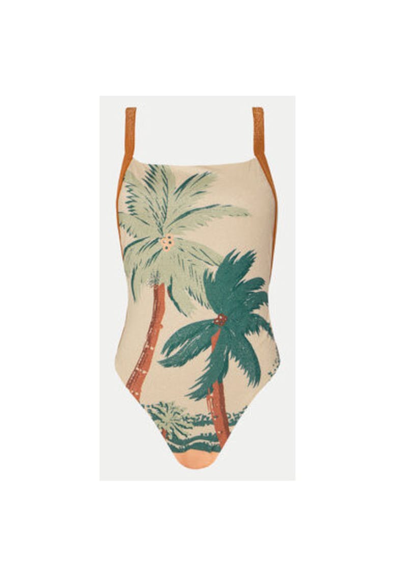 Oferte la Costum de baie dama -  305166814 - Poliester reciclat/Fibre metalice - Bej - Bej