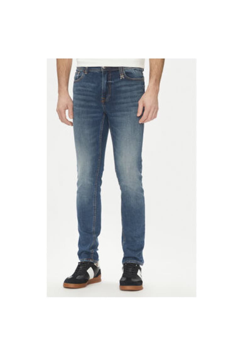 Oferte la Pantaloni barbati  UMP25138JE - Bumbac/Elastan - Albastru - Albastru