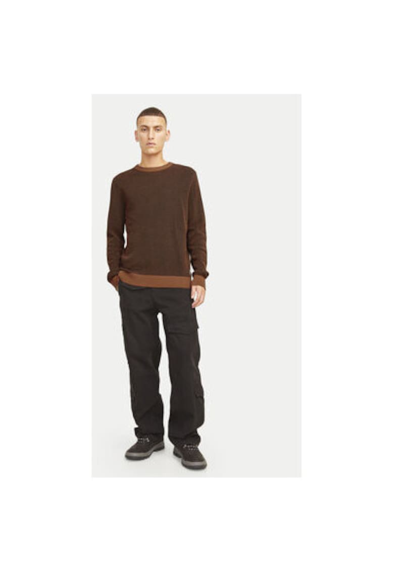 Oferte la Pulover barbati -  304514241 - Bumbac organic/Bumbac - Maro - Maro