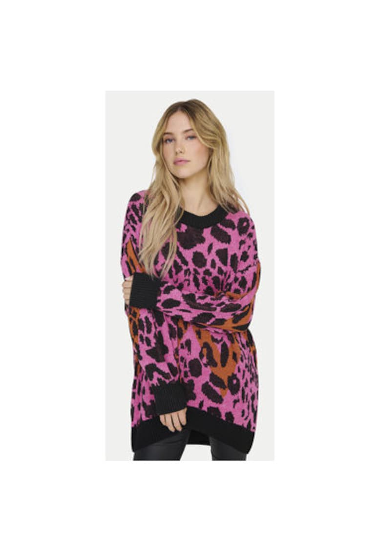 Pulover dama -  304518744 - Acril - Roz - Roz