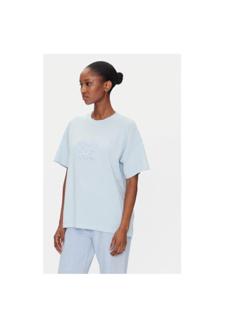 Oferte la Tricou dama  RD0119 - Bumbac - Albastru deschis - Albastru deschis