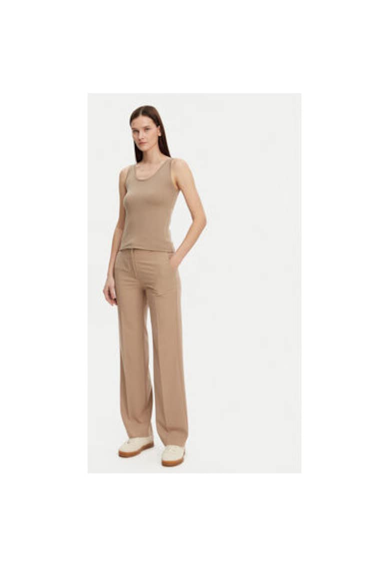 Oferte la Tricou dama -  304883446 - Bumbac organic - Bej - Bej
