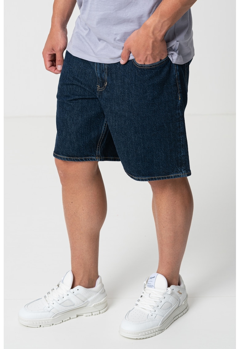 Oferte la Blugi scurti cu buzunare - Albastru inchis