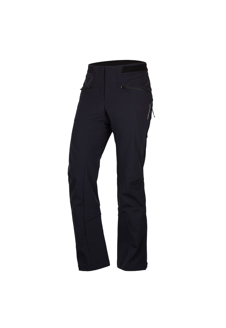 Pantaloni softshell 3 straturi pentru schi - femei - Negru