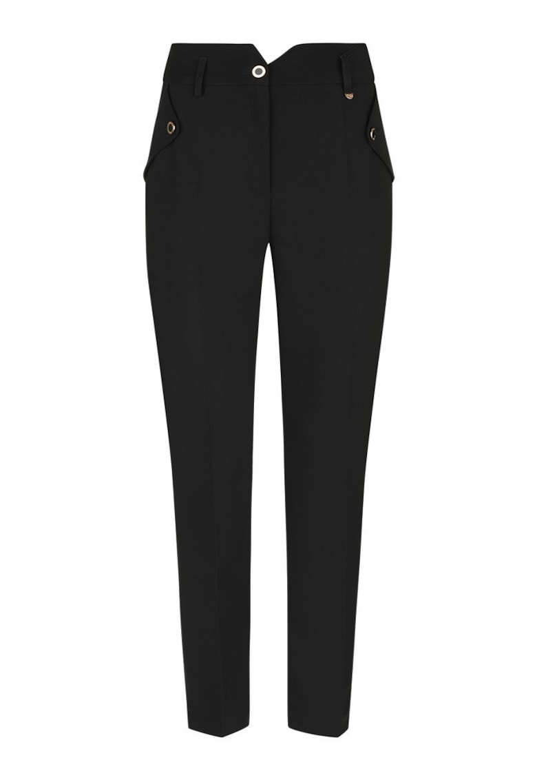 Oferte la Pantaloni crop cu croiala conica