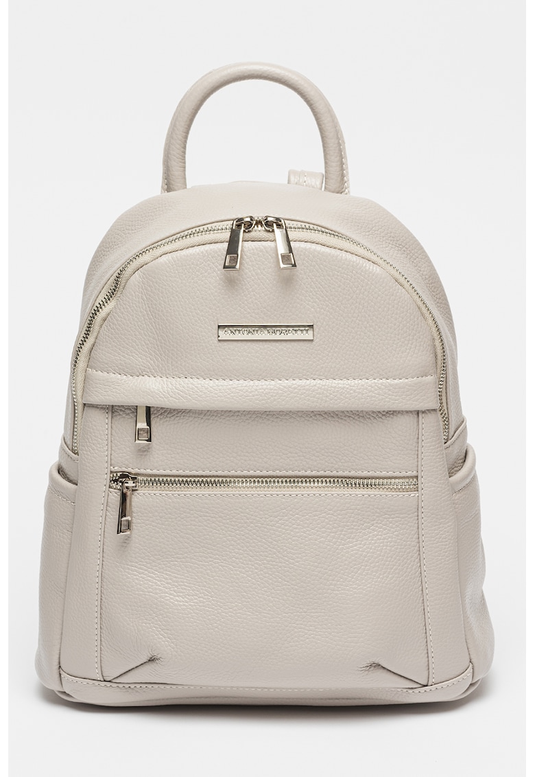 Oferte la Rucsac de piele cu buzunare multiple - Grej