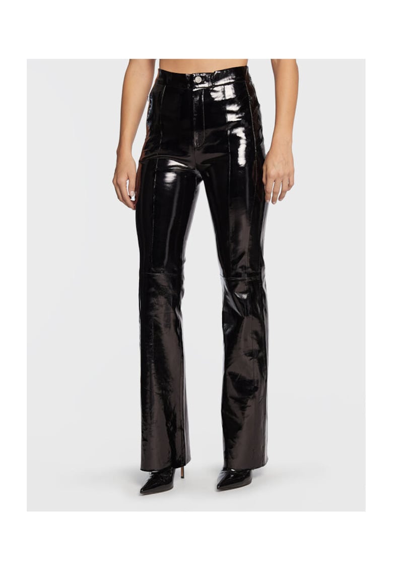 Oferte la Pantaloni dama -  300817766 - Piele naturala - Negru - Negru