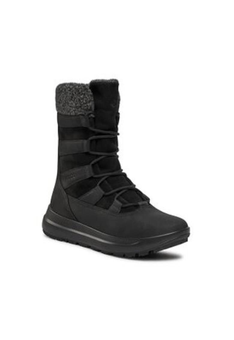 Oferte la Cizme dama -  piele naturala - negru -
